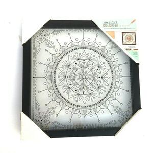 DIY Coloring Picture In Frame Glass by Time Out Color-In Color NEW
